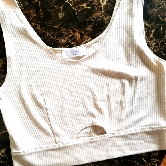 Elodie Tops - Elodie scoop neck cropped tank